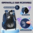 thumbnail image 2 of TONGJM School Backpack for Boys Teens Galaxy Starry, Waterproof Lightweight Laptop Bookbag, Ergonomic Daypack for Middle High School, Travel, 2 of 12