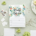thumbnail image 2 of Floral Join US For A Baby Shower Party Fill In Invites Card 75 Invitations 4x6", 2 of 3