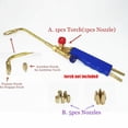 thumbnail image 4 of Lefu Gas Brazing Torch 5pcs Nozzle Oxygen Propane Acetylene Liquified Soldering Tools, 4 of 4