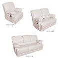 thumbnail image 3 of CorLiving Plush Reclining Bonded Leather Sofa Set, 3 of 9