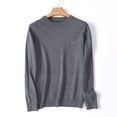 thumbnail image 2 of 2024 Autumn Winter women's cashmere sweater men's cashmere sweater knitted sweater long sleeved pullover sweater cashmere Couple, 2 of 5