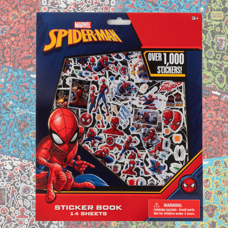 Lot de 12 Stickers Spiderman