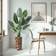 thumbnail image 4 of Artificial Tree in Contemporary Planter, Fake Bird of Paradise Silk Tree for Indoor and Outdoor Home Decoration - 67" Overall Tall (Plant Pot Plus Tree), 4 of 5