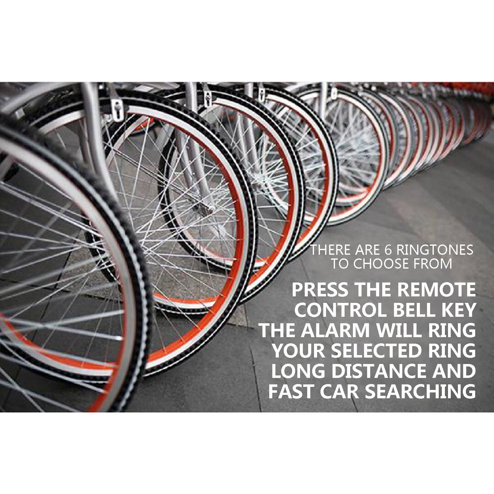 Cadorn Wireless Bike Anti-Theft Alarm – Smart Bicycle Security System with Motion Detection, Remote Alert & Loud Siren for Bike Theft Prevention