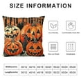 thumbnail image 5 of BANET Halloween Pillow Covers Witch’s Leg Pumpkin Happy Halloween Pillows Decorative Throw Pillows Cases Outdoor Fall Pillows Halloween Decorations for Home Couch Decor 18x18in, 5 of 5