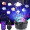 thumbnail image 1 of Proyector De Galaxia, Música Ligera, Proyector De Nubes Estrelladas, Luces De Estrellas De Múltiples Planetas, Luz Nocturna Para Sala De Estar, Dormitorio, Decoración Del Día De San Valentín Yuarrent HA038677-00, 1 of 6