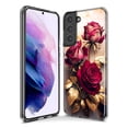 thumbnail image 3 of MUNDAZE Samsung Galaxy S20 Plus Romantic Elegant Gold Marble Red Roses Double Layer Phone Case Cover, 3 of 5