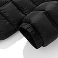 thumbnail image 5 of Hinvhai Men's Lightweight Water-Resistant Hooded Puffer Jacket Insulated Winter Coat with Detachable Hood for Snow Ski Black XXXL(XXXL), 5 of 8