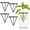 4pcs-H1, variant on Avocado Seed Starter Vase Kit for Growing Avocados Indoors Glass Propagation Vase with Wooden Base Easy Sprout Starter for Home Office Ideal Gift for Gardening Lovers,4pcs