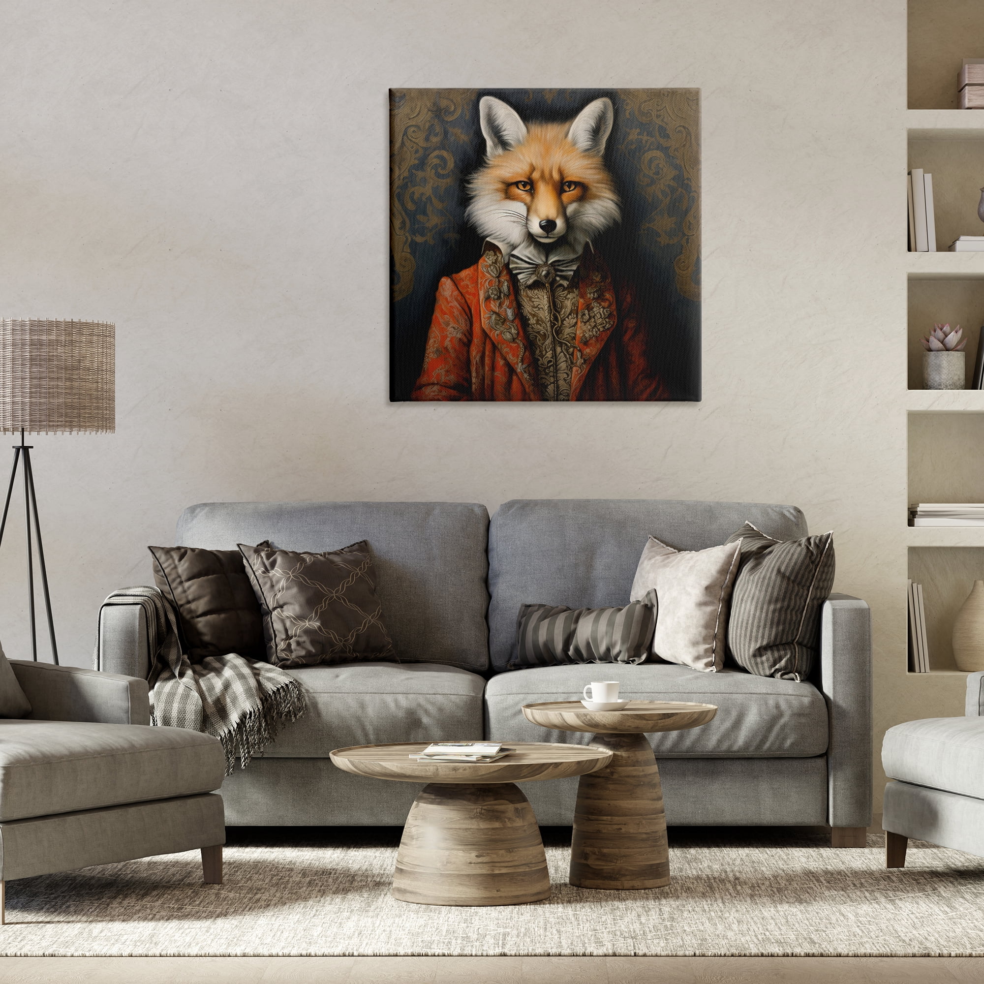 Stupell Industries Mystical Metamorphosis Fox Canvas Wall Art, design by Lazar Studio