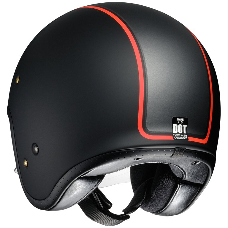 Shoei JO Carburetor TC-8 Black Red Helmet size Medium