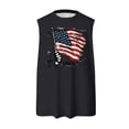 thumbnail image 5 of mgoYE Independence Day Tank Undershirts for Men 4th of July Shirts USA Print Patriotic Sleeveless Muscle Tee Tops Black-M, 5 of 5