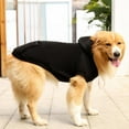 thumbnail image 4 of Pet Dog Hoodies Sweaters Winter Clothes with Hat And Pocket Costume Windproof Apparel for Small Medium Large Dog Black, 4 of 7