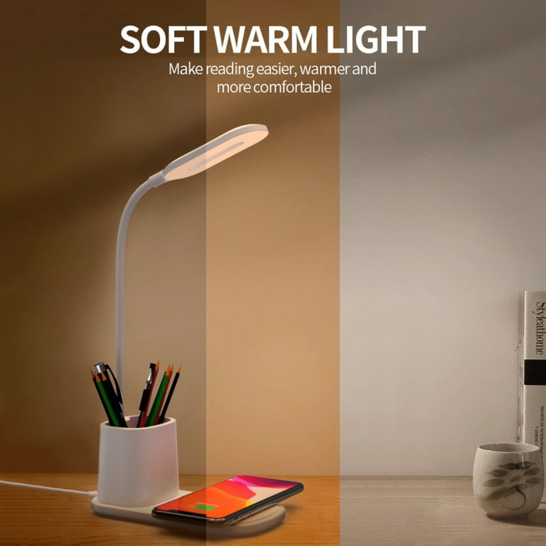 Multifunctional led desk lamp deals with wireless charger