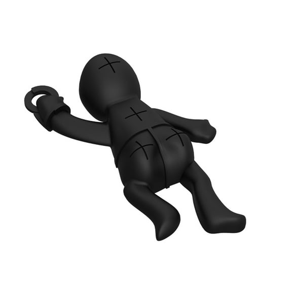 Creatives Stationery Silicones Penholder Bookbag Pendant Key Chain Interesting Humanoid Penholder