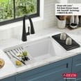 thumbnail image 2 of Delta 75B933-30S-WH Everest 30” Workstation Kitchen Sink Undermount Granite Composite, 2 of 7