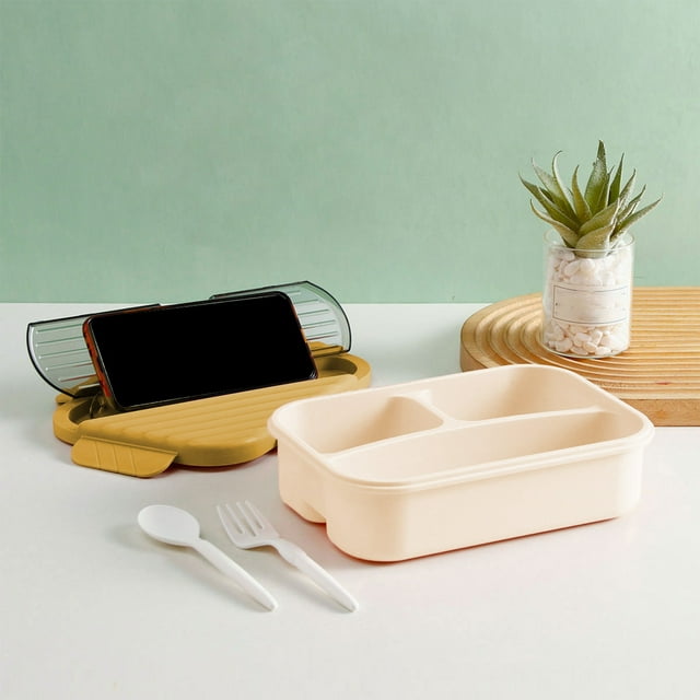 ZZkhGO Bento Lunch Box 1250ml, Leak Proof Microwaveable Lunch Container, Multi Compartment Lunch Box for Kids Adults