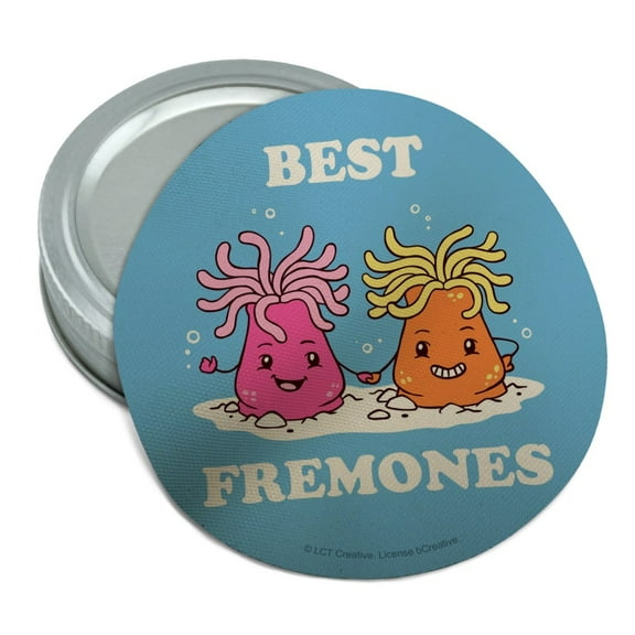 Best Fremones Frenemies Friend Enemy Funny Humor Round Rubber Non-Slip Jar Gripper Lid Opener