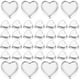 thumbnail image 3 of Kit para hacer pulseras de 100 piezas, cuentas espaciadoras de corazón, cuentas espaciadoras para hacer joyas, 3 of 8