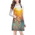 thumbnail image 1 of HATIART Bel Arbre de Fleur de Printemps et le Soleil Flare dans le Jour Ensoleillé Tablier à Dos Réglable avec des Poches Restaurant Commercial et Tablier de Cuisine à la Maison pour les Femmes Hommes, 1 of 2