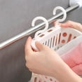thumbnail image 6 of Plastic Hanging Basket for Pool Side,Multipurpose Hangable Shower Basket,Pool Cup for Above Ground Pool,Bathroom Shelf,Pool Shelf with Hook,Storage Basket for Kitchen,Dorm Room, 6 of 7