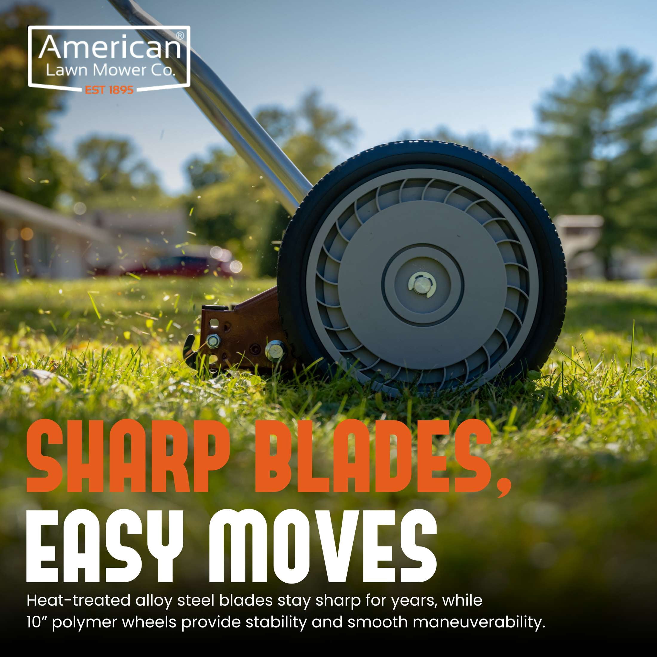 American Lawn Mower 1304-14 14-inch 5-Blade Push Reel Lawn Mower