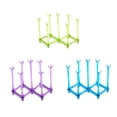 thumbnail image 2 of kurtrusly PP Water Cup Drying Rack Solid Color Foldable Anti-rust Telescopic Universal Home Kitchen Storage Holder Stand Base Blue, 2 of 6