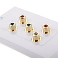 thumbnail image 3 of Cable de pared decorativa CUTICAT 5 acopladores RCA Video Audio para EE. UU., 3 of 8