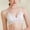 White, variant on MHFRRA Womens Bras Lace Bralette with Extenders Thin Adjustable Strap Padded Cute Triangle Bralette Lace Bra for Women (with Chest Pad) S