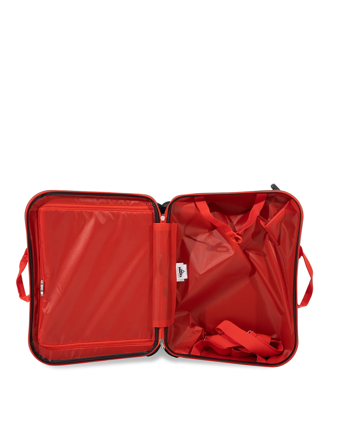 Kid's Disney Cars Lightning McQueen Character Ride On Scooter Hardside Luggage for Boys and Girls -Red