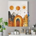 thumbnail image 4 of Qisvanset 12x16 Inch Boho Sun Rainbow Canvas Wall Art, Neutral Rainbow Print Kids Nursery Room Home Decor, 4 of 8