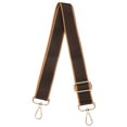 thumbnail image 1 of Uxcell Correas de bolso de repuesto cruzadas, correa de hombro de 51 pulgadas, correas de lona ajustables para bolso de mano, billetera, clutch y bolsas cruzadas, marrón, 1 of 6