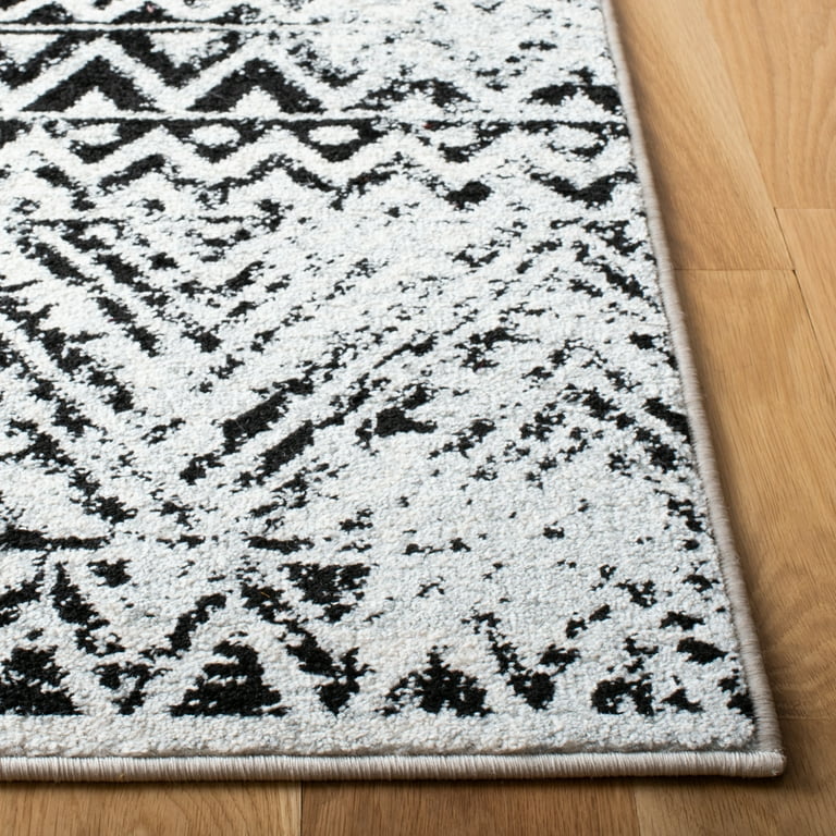 SAFAVIEH Mercer Collection MRE416A Ivory Charcoal Rug Walmart