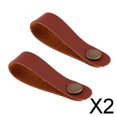 thumbnail image 1 of BELOVING 2X 2 Pcs Sangles de Tête de Guitare Acoustique Crochet à Bouton Marron, 1 of 10