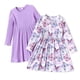 thumbnail image 1 of Vestido PATPAT para Niña Pequeña Floral 2 Paquetes de Manga Larga, 1 of 9
