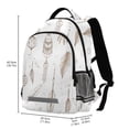 thumbnail image 3 of ALAZA Feather Mandala Backpack Elementary School Bag Bookbag Travel Rucksack, 3 of 7