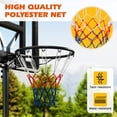 thumbnail image 6 of Patiojoy 18" Standard Basketball Rim Replacement for Most Backboards Shock-absorbing Springs & Weather-resistant Net Black, 6 of 9