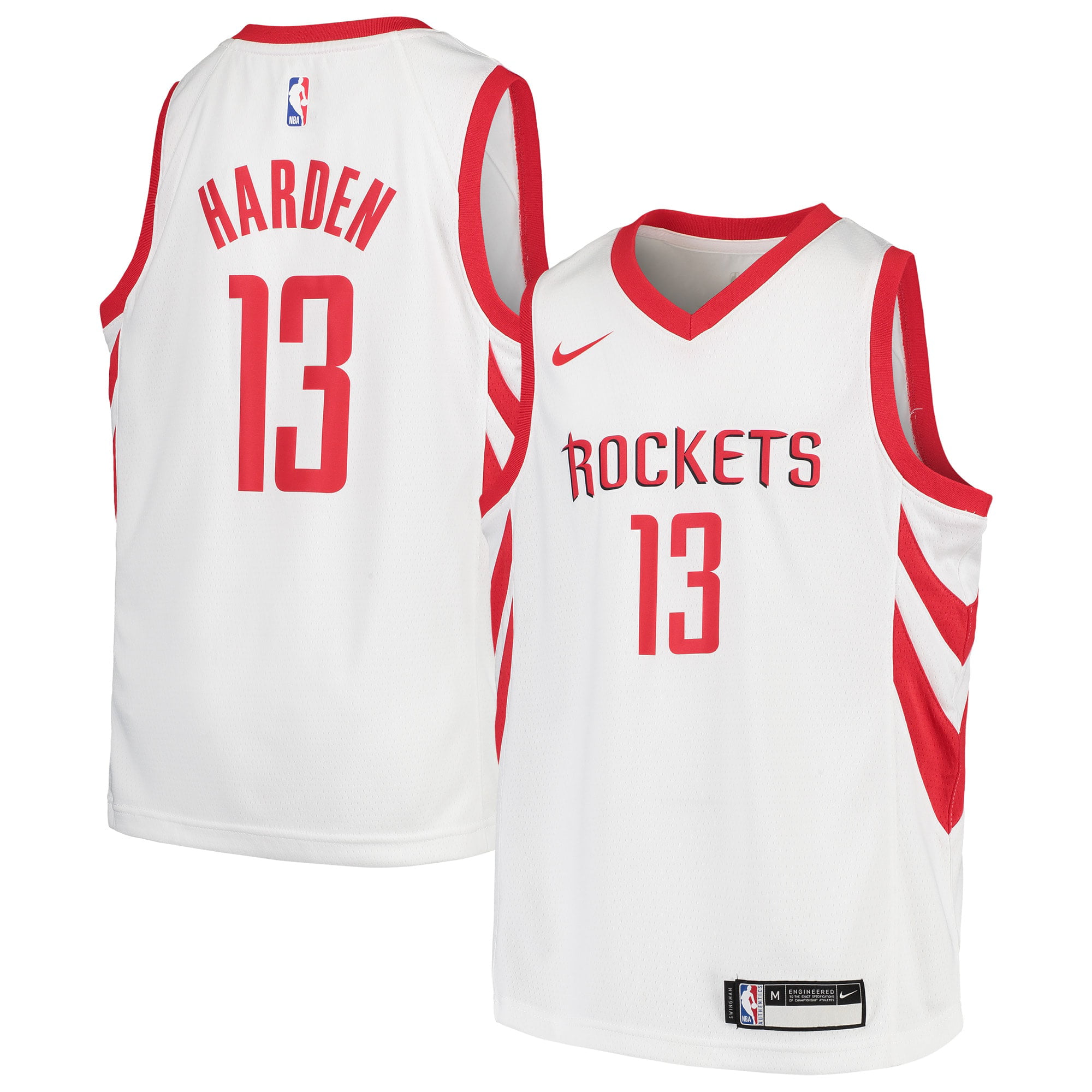 Men's Houston Rockets James Harden Nike White Swingman Jersey - Association  Edition