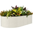 thumbnail image 1 of GloryStar Outdoor Galvanized Raised Bed, Metal Planter Box for Gardening, Rust-Resistant and Simple Assembly, 1 of 8