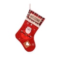 thumbnail image 1 of Bearachild Calcetín de Navidad, soporte para regalo, calcetín de caramelo, contenedor de galletas, resistente al desgaste, suministros de vacaciones, Kits de decoración para fiestas Patrón mayor Bearachild HA069618-01, 1 of 6