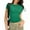 Green, variant on TYGHBN Fashion Tops for Women Fitted Short Sleeve Basic Tee Slim Fit Shirts Womens Summer Shirts Loose Fit Dark Tee Shirt Women Casual Shirts Women Tops Spandex Short Sleeve Athletic Top Medium Shirt