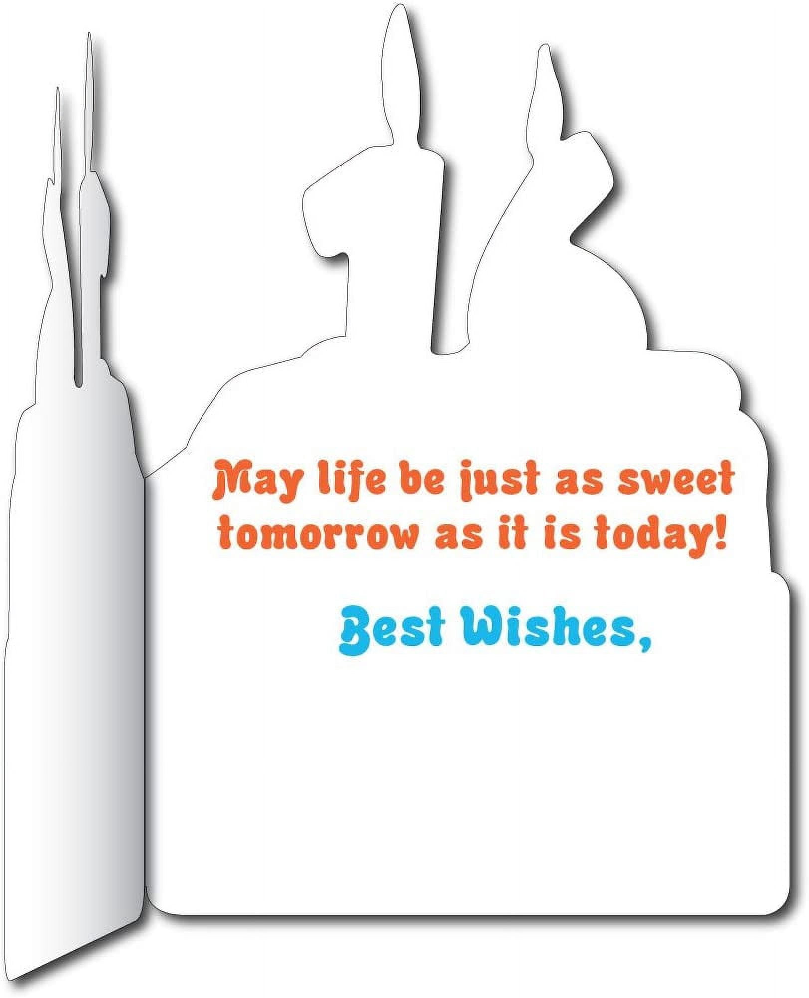 VictoryStore Jumbo Greeting Cards: Giant Birthday Card (Sweet Sixteen), 2 feet x 3 feet Card with Envelope