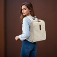 thumbnail image 2 of Laptop Backpack Purse for Women Fits 14 Inch Notebook Casual Daypack Work Travel College Bookbag Fashion Computer Bag (Apricot, 14 Inch), 2 of 9