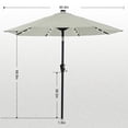 thumbnail image 3 of Sombrilla de patio ABCCANOPY, solar LED duradera con 32 luces, 3 of 9