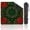 Color 2, variant on Christmas Holiday Patchwork Mahjong Mat 31.5" x 31.5" Non-Slip Noise Reduction Wreath Tree Candy Cane Santa Festive American Table Mat for Mahjong Tiles Dominoes Card Board Game Gifts
