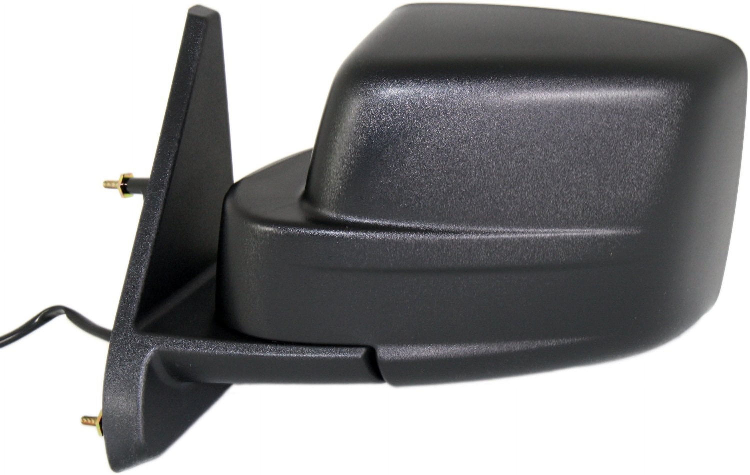 Mirror Compatible With 2007-2017 Jeep Patriot Left Driver Side Textured Black Kool-Vue