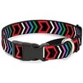 thumbnail image 1 of Buckle-Down Arrows Black Multi Color Martingale Dog Collar, 1 of 1