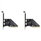 thumbnail image 1 of 2X Tarjeta Adaptadora SFF 8611 y 8612 Compatible con PCie 4.0 X8 A Oculink. Convierte la Tarjeta de Expansión de 2 Puertos SSD SFF-8639 U.2 A SSD, 1 of 5