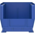 thumbnail image 3 of Akro-Mils Stackable Storage Bins, AkroBins 30240 Stacking Organizer, 15"x8"x7", Blue, 12-Pack, 3 of 12