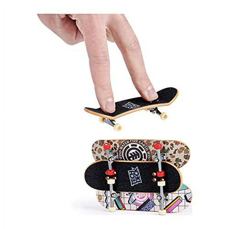 TECH DECK, Ultra DLX Fingerboard 4-Pack, Element Skateboards, Collectible  and Customizable Mini Skateboards, Multicolor